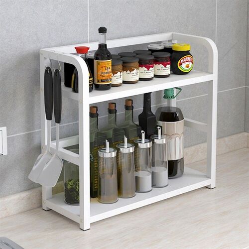 Kitchen Shelf Spice Rack table top condiment corner rack oil