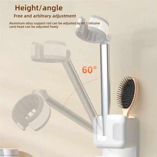 Hairdryer Stand Hairdryer Holder Wall Mount Rotating Hair Dr