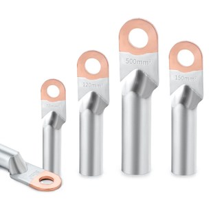 国标DTL加厚铜铝过铜鼻子线鼻子渡接线端子高压电缆线接头接线耳