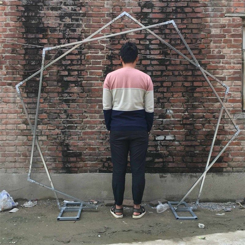 婚庆五边六角形几何铁艺拱门婚礼背景架装饰道具舞台异形爬藤架子,节庆用品/礼品,拱门,淘宝优惠券,粉丝福利购,淘宝优惠卷