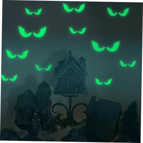 36Pcs  Halloween Luminous Wall Decals Glowing in The Dark Ey