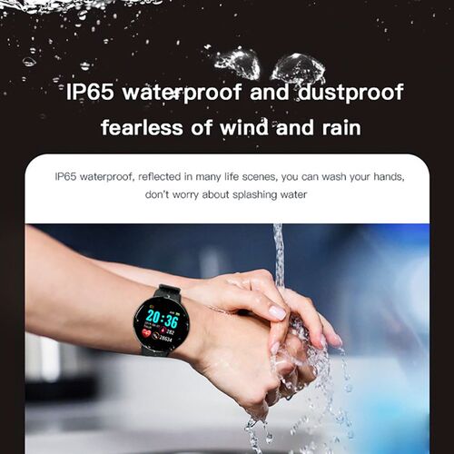 D18 Smart Watch Men Women Smartwatch Blood Pressure Waterpro