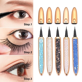 1 PC Self-adhesive 2 In 1 Magic Lash Liner Glue Pen Non