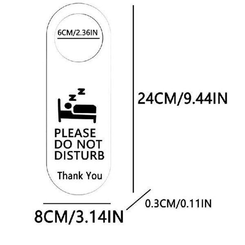 Do Not Disturb Door Sign Acrylic Offices Door Sign Double - 实物图