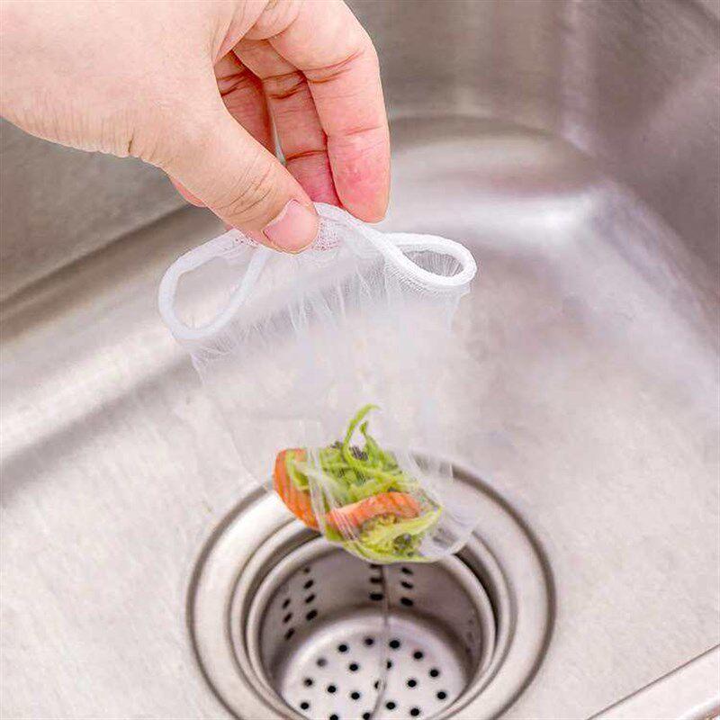 100 Kitchen Sink Filter Screen Vegetable Washing Pool Anti-b - 实物图
