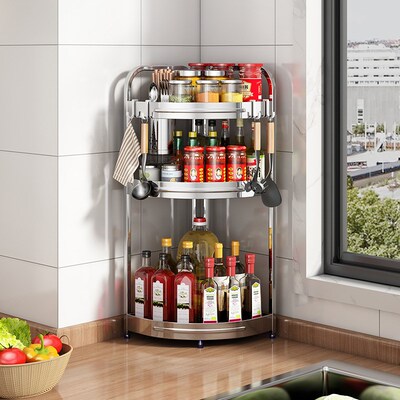 Home kitchen rack Organizer Storage Shelf for spice bottle