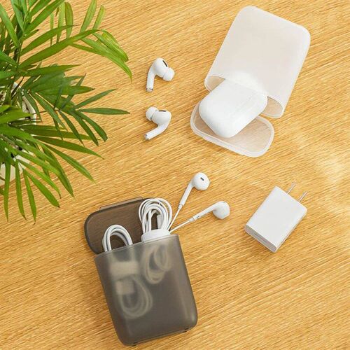 Desktop Data Cable Storage Box Dustproof With ver Mobile Pho