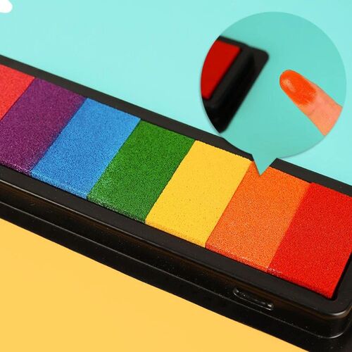 Kindergarten Creative Palm Finger Paint Ink Pad Diy Printing