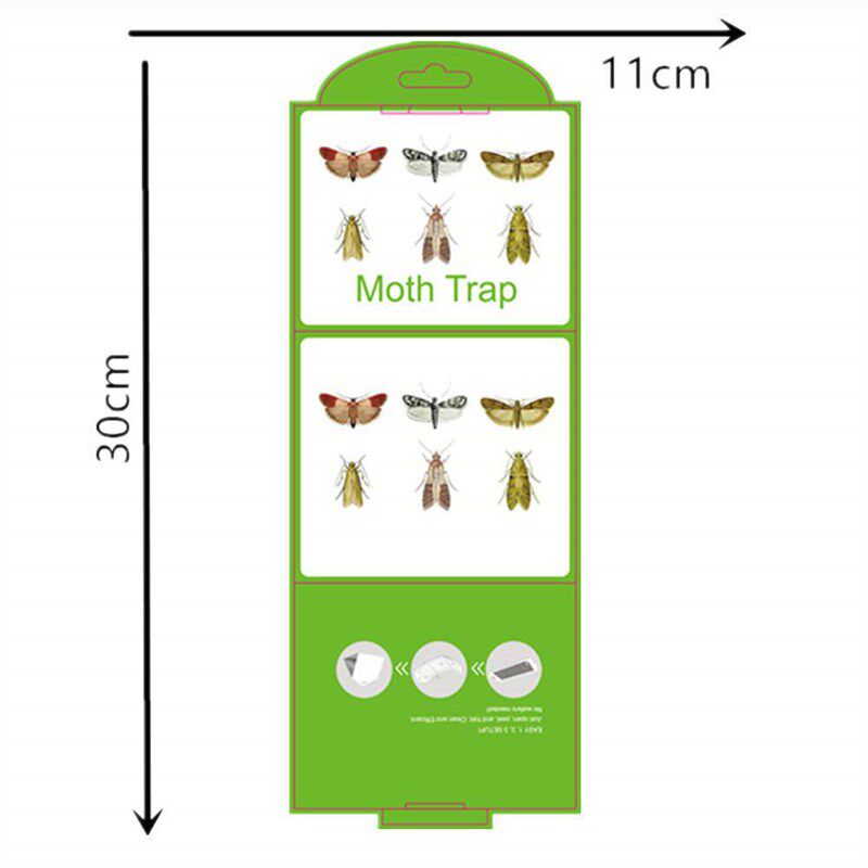 5 pcs Fly Insects Sticky Glue Trap Moth Pheromone Trap