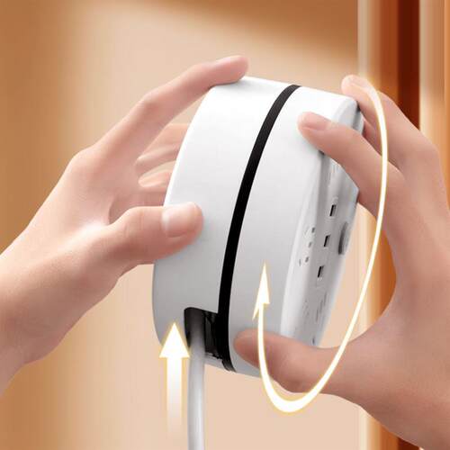 Power Strip with 6 Outlets and 3 USB Ports Extension Cord