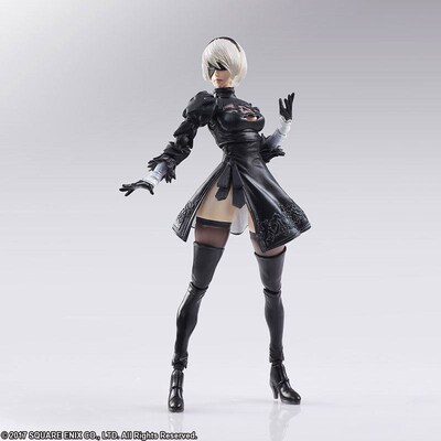 14cm NieR Automata YoRHa No. 2 Type B 2B fighting action fig
