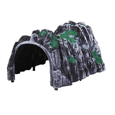 1pc Plastic Rockery Tunnel Track Train Slot 1:87 Scale Model