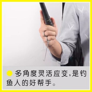 仓吉指环脱钩器 钓鱼竞技比赛快速脱钩器深喉摘钩器便携取鱼器