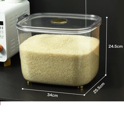 5kg/10kg Grain Rice Storage Container Cereal Dispenser with