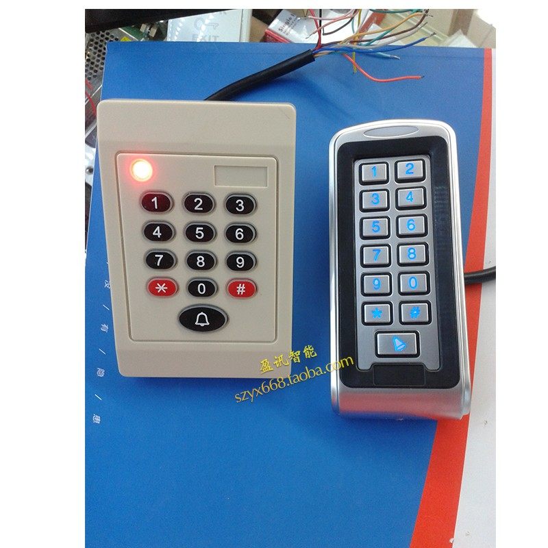 热卖金属门禁一体机U8 密码刷卡键盘 ID 系统 IC读头读卡器V2v,电子/电工,门禁机,淘宝优惠券,粉丝福利购,淘宝优惠卷