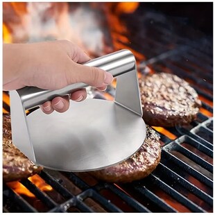 Hamburger Steel WMeat Bur Stainless Stick 430 Press Meat Non