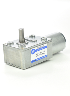 32-370微型直流减速涡轮蜗杆大扭矩马达v2v调速低速小型电机