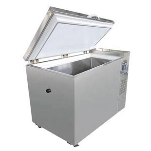 渔船专用-65℃342不渔内外锈钢卧式558L超低温冻室船冰冷箱酒店冰