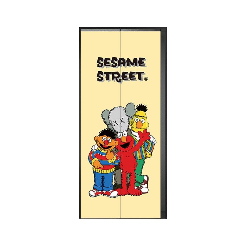 暴力熊电梯门贴纸入户电梯口贴画芝麻街水电井电梯门翻新装饰定制,家居饰品,门贴,淘宝优惠券,粉丝福利购,淘宝优惠卷