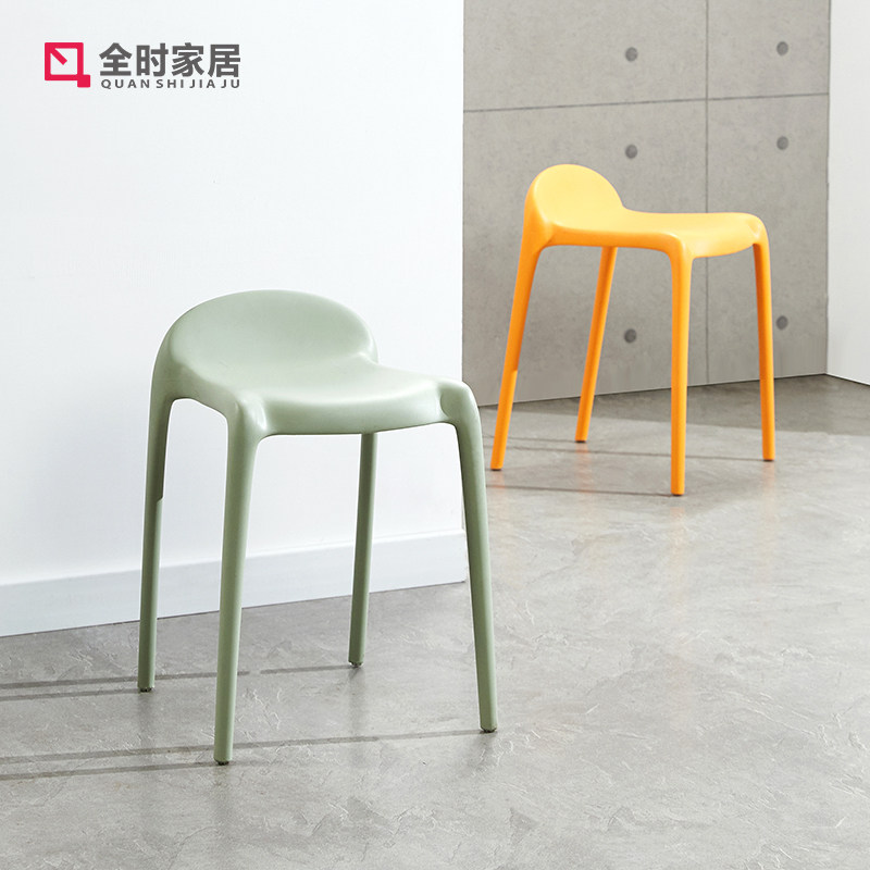 塑料凳子加厚家用板凳客厅高凳商用胶凳可叠放等位小凳子大人登子