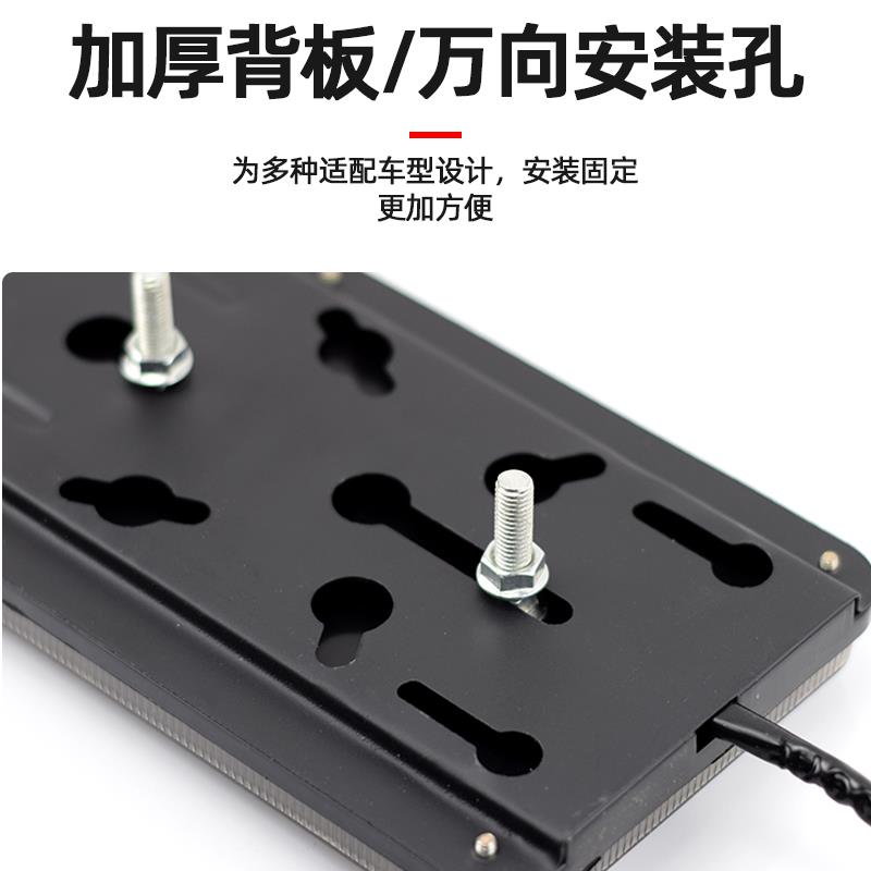 新款大货车后尾灯24v车型通用高亮防水流水转向刹车倒车雾灯总成