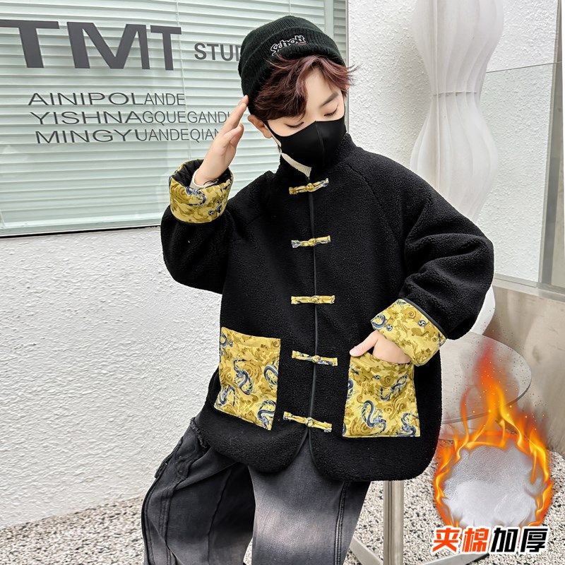 儿童装男童外套夹棉加厚冬季2024新款男孩红色龙年本命年衣服汉服,童装/婴儿装/亲子装,汉服,淘宝优惠券,粉丝福利购,淘宝优惠卷