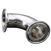 弯头不锈钢弯头抛光弯头 弯头卡盘式 304卫生级快装 弯头90度卡箍式