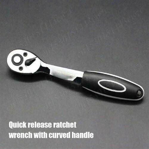 46pcs Drive Socket Set 1/4 inch Ratchet Wrench Set with