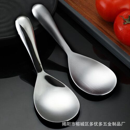 Rice Spoon Scoops Safe Spatula Spoons Stainless Steel