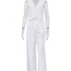 Set Fash White 2023 Women For Piece Two Linen Summer Clacive