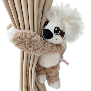 窗帘磁吸扣小夹磁铁对吸扣绑带扣公仔扎带可爱儿童房纱帘收拢夹