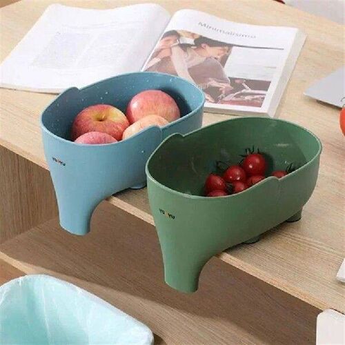 Sink Strainer Elephant Sculpt Leftover Drain Basket Fruit