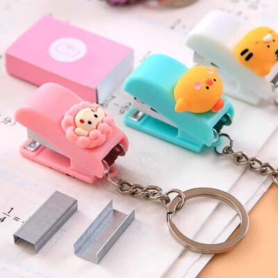 Cute Mini Animal Stapler Creative Portable Book Binding Mach
