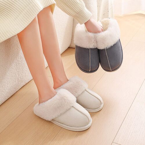 Cotton Slippers For Women, Plush, Home, Couple, Warm, Mens,
