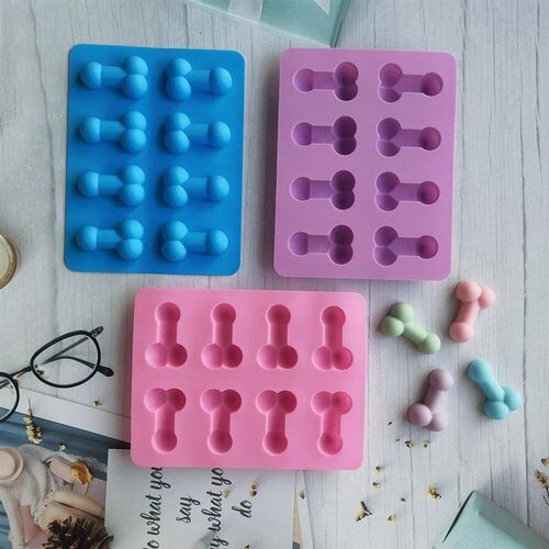 Cake Mold Dick Ice Cube Tray Silicone Mold Soap Candle Mould