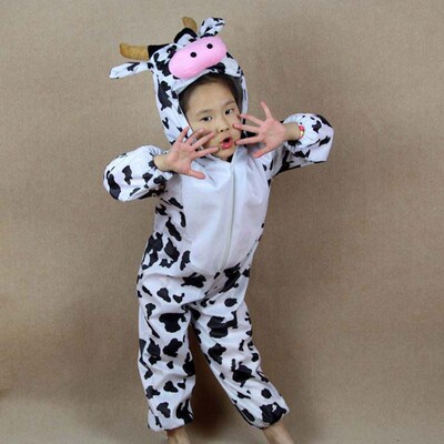 Umorden Children Kids Toddler Cartoon Animal Milk Cow Costum