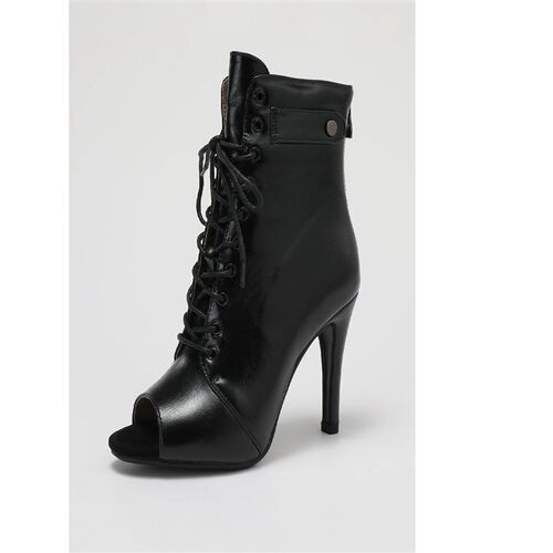 Women Thin HIgh Heels  Peep Toe Boots Stilettos Jazz Dance W