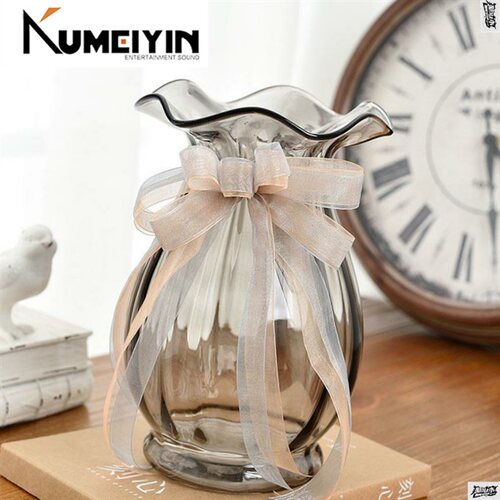 Nordic creative glass vase transparent vase decoration