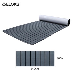 式 饰配件多款 船用防滑耐磨 黑游艇甲板房车装 EV仿柚木地毯垫深灰