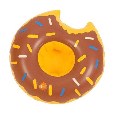 Donut Floating Coasters Multicolor Donut Beverage Glass