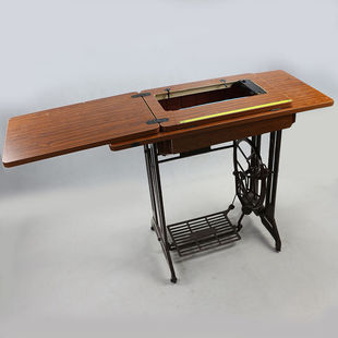 老式缝纫机脚踩架子台面蝴蝶飞人蜜蜂牌缝纫机台板桌面