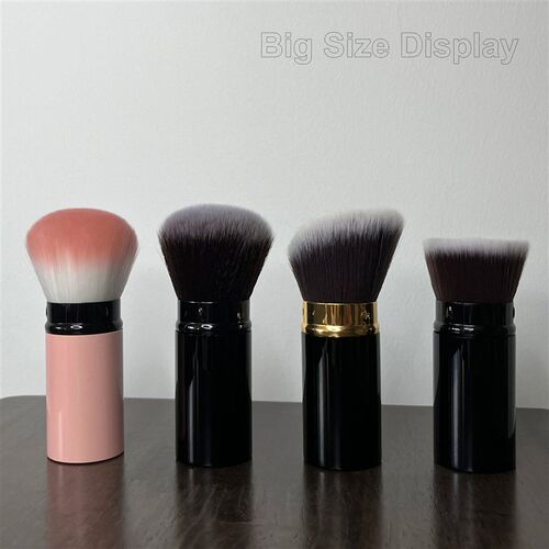 Quality Portable Mini Retractable Blush Brush Soft Loose Pow
