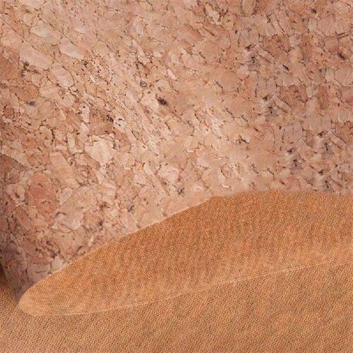 90x140cm 0.5mm Natural Cork Leather Fabric Wood Grain