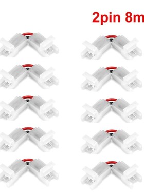 10 Packs 2/3/4 Pin 8/10mm LED Strip Connectors ?L Shape Sol