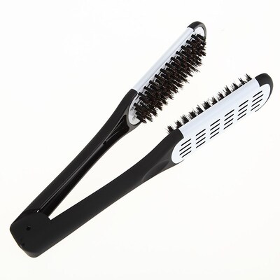 Pro Hairdressing Straightener Nylon Hair Straightening Doubl