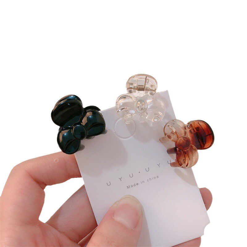 Mini Cute Hair Clip for Girls Stylish Practical Securing Ban - 实物图