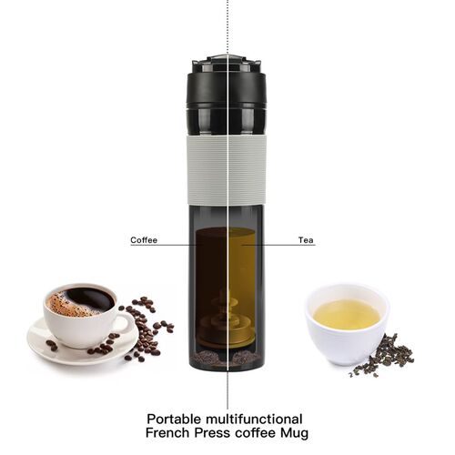 RECAFIMIL French Press Maker Portable for Coffee & Tea 350Ml