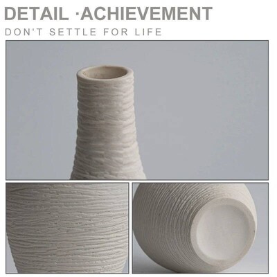 Simple Ceramic Vase Decoration for Home Nordic Luxury Narrow