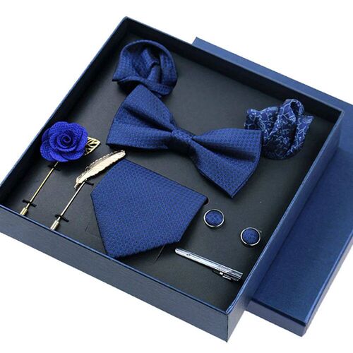 Mens Tie 8cm Necktie Set Formal Luxury Wedding Cravat Silk