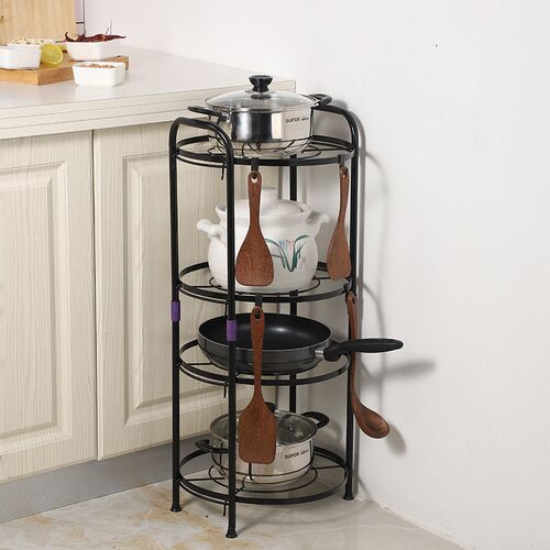 Kitchen Storage Rack Floor-standing Storage Rack Kitchen Pot